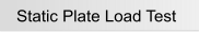 Static Plate Load Test